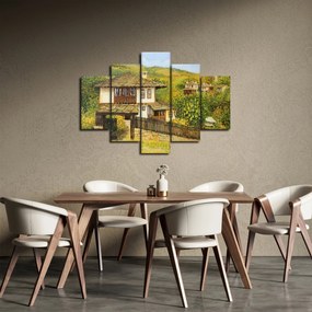 Obraz - Chalúpky v lete (150x105 cm)