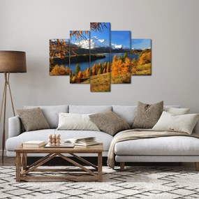 Obraz - Jeseň v Alpách (150x105 cm)