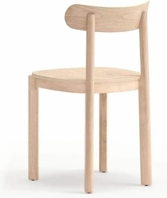 Jedálenská stolička v dekore jaseňa v prírodnej farbe Nara – Teulat