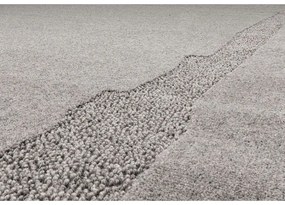 Sivý vlnený koberec 133x190 cm Morphic Rocca – Agnella