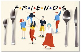 Sablio Prestieranie Seriál Priatelia FRIENDS Postavy: 40x30cm