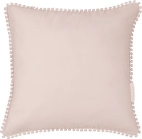 Vankúš s čipkou púdrovo ružová 40x40cm