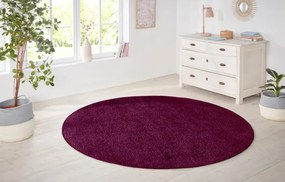 Koberec Hanse Home Nasty tmavofialový kruh