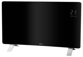Sencor - Inteligentný elektrický priamotop/konvektor 1200/2400W/230V IP24 Wi-Fi čierny