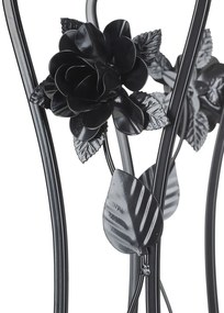 STOJAN NA KVETINÁČ ROSE 92X28X65 CM ČIERNA