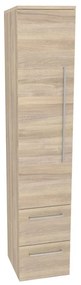 Mereo, Mereo Bino, kúpeľňová skrinka vysoká 163 cm, ľavá, Multidecor, Blonde Liberty Elm, MER-CN697BLE1