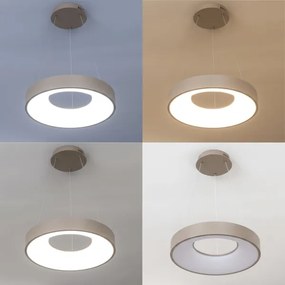 BRILAGI - LED stmievateľný luster na lanku FALCON II LED/67W/230V pr. 40 cm béžová + diaľkové ovládanie