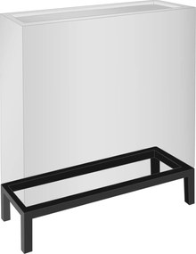 Rám pod kvetináč BASE, práškovaná oceľ, 30x88x10 cm, čierna