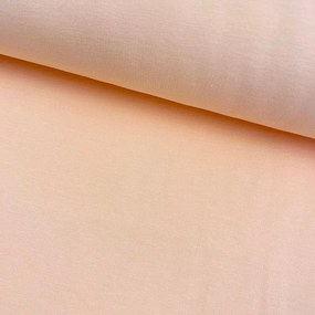 Teplákovina s lycrou Gold - Oranžová Peach Fuzz