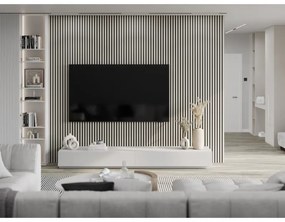 Mexen Lam-B, stenové lamely 275 × 31,5 cm, HDF doska 4 mm, ľan sivý, S100-275317-2812-068