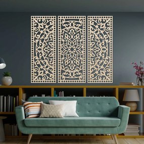 SENTOP | Nástenná dekorácia trojdielny panel mandala  | SENTOP PR0514-A