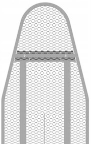 Erga Model 101, žehliaca doska 137,5x30x89 cm, strieborná-šedá, ERG-SEP-10DESPRMOD101