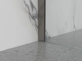 Erga Paris, sprchová zástena Walk-In 80x200 cm, 8mm číre sklo, grafitový profil, ERG-V02-PARIS-080x200-CL-GG