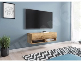 TV skrinka Aldesia -100 (dub wotan) (osvetlenie LED RGB Mirjan farebné). Vlastná spoľahlivá doprava až k Vám domov. 1058409
