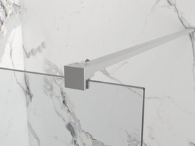 Erga Paris, sprchová zástena Walk-In 150x200 cm, 8mm číre sklo, brúsená oceľ, ERG-V02-PARIS-150x200-CL-BS