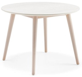 Konferenčný stolík IVY, Ø700x520 mm, biela