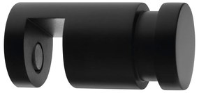 Matne čierny závesný mosadzný háčik – Sapho