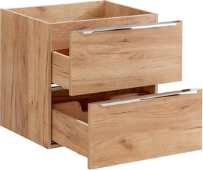 Comad Kúpeľňová skrinka pod umývadlo Capri Oak 60 dub zlatý craft