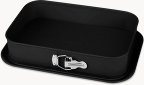 Nepriľnavá obdĺžniková otváracia forma na pečenie Matte Black
