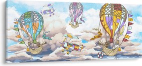 Obraz - Výprava v oblakoch (120x50 cm)