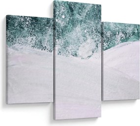 Obraz - Tyrkysová abstrakcia (90x60 cm)