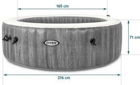 Nafukovacie jacuzzi s hydromasážou a Wi-Fi ovládaním 4 osoby