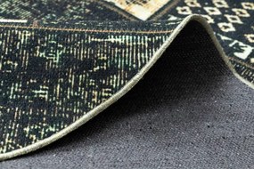 Koberec ANTIKA Ancient Olive patchwork zelený