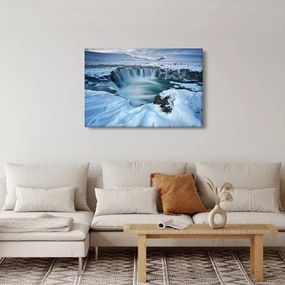 Obraz - Vodopád Bohov, Island (90x60 cm)