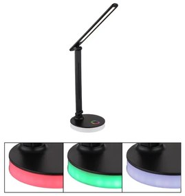 Globo 58445B - LED RGBW Stmievateľná stolná lampa GERALDO LED/5W/230V + LED/2W