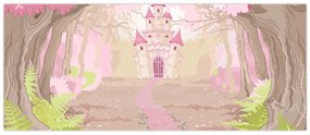 Obraz - Cesta do ružového kráľovstva (120x50 cm)