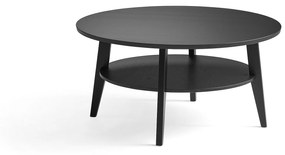 Konferenčný stolík HOLLY, Ø 1000x500 mm, čierny