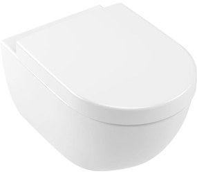 VILLEROY &amp; BOCH Subway 2.0 závesné WC s hlbokým splachovaním, 370 x 560 mm, biela alpská, s povrchom CeramicPlus, 560010R1