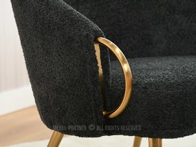 Kreslo Carma F (čierna + zlatá). Vlastná spoľahlivá doprava až k Vám domov. 1109980