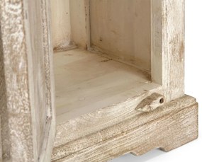 furniture-nabytek.cz - Masívna kúpeľňová spodná skrinka Patina z mangového dreva, lakovaná, prírodná farba – 48×33×80 cm