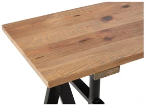 Konzolový stolík s doskou z borovicového dreva v prírodnej farbe 45x130 cm Hampstead – Premier Housewares