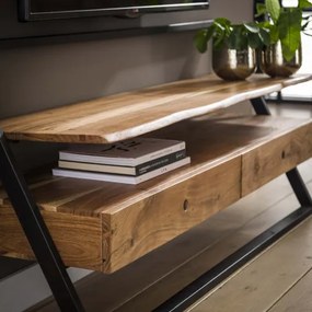 TV-skrinka 23-66 Lean 140cm Drevo Acacia  - Komfort-nábytok