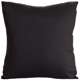 SATÉNOVÁ OBLIEČKA NA VANKÚŠ DINA 40X40 CM ČIERNA