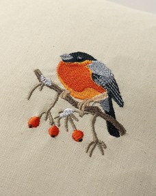 Obliečka na vankúš Robin on Branch 43x43 cm