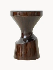 Stolček z mangového dreva Burgundy