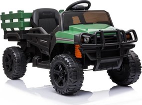 LEAN CARS Batériové autíčko BDM0926 LED MP3 diaľkové zelené