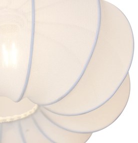 Japandi stropné svietidlo biele 37 cm - Plu Asyesha