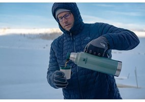 Zelená termoska s hrnčekom 1 l – Stanley