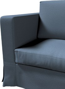 Poťah na sedačku Karlanda  (pre 3 osoby,nerozkladacia,dlhý) farba produktu modrá látka zapletaná