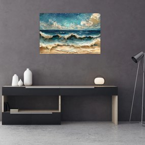 Obraz - Maľba mora (90x60 cm)