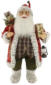 Dekorácia Santa Claus Tradičný vzorovaný 80cm