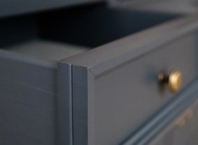 PROXIMA.store - Rustikálna vitrína 2s.1 - BELLUNO ELEGANTE FARBA: biela - dub