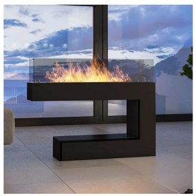 InFire - BIO krb 110x92 cm 3kW čierna