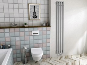 Sapho Sapho, PILON vykurovacie teleso 270x1800mm, so 4 háčikmi, čierna mat, IZ132T