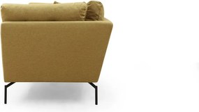 Třímístná pohovka Mapa 214 cm žluto-zelená