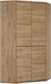 Skriňa rohová 2d Shetland Typ 21 Dub Shetland/Sivá